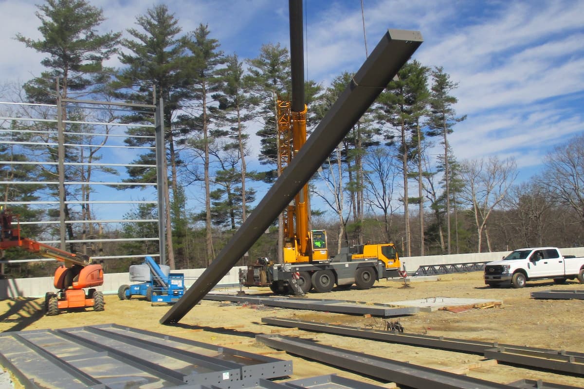 Earthmoving and site development work by McCarty Associates at the Devens Massachusetts industrial site
