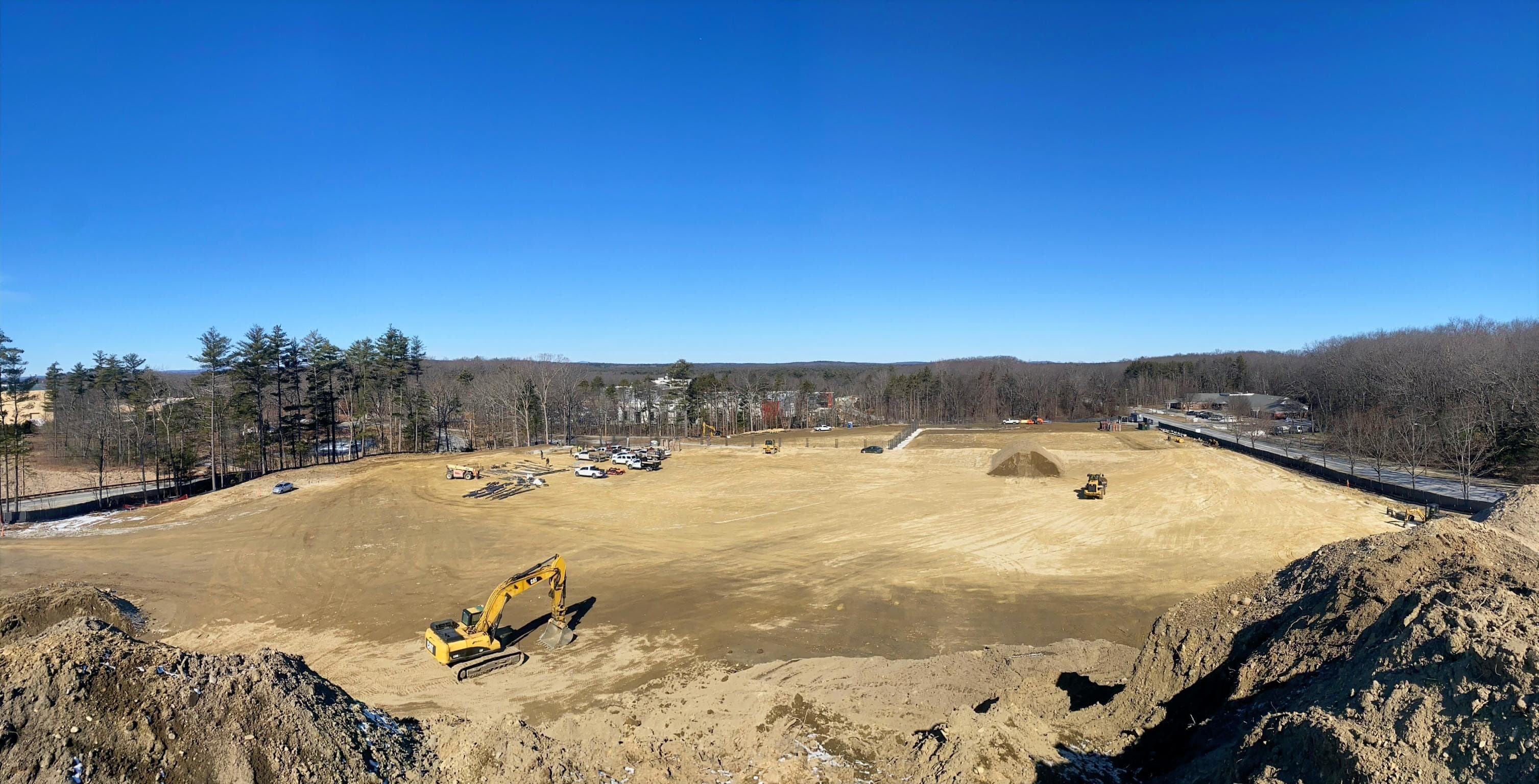 Commercial site development and construction of the Werfen pharmaceutical warehouse in Devens, Massachusetts