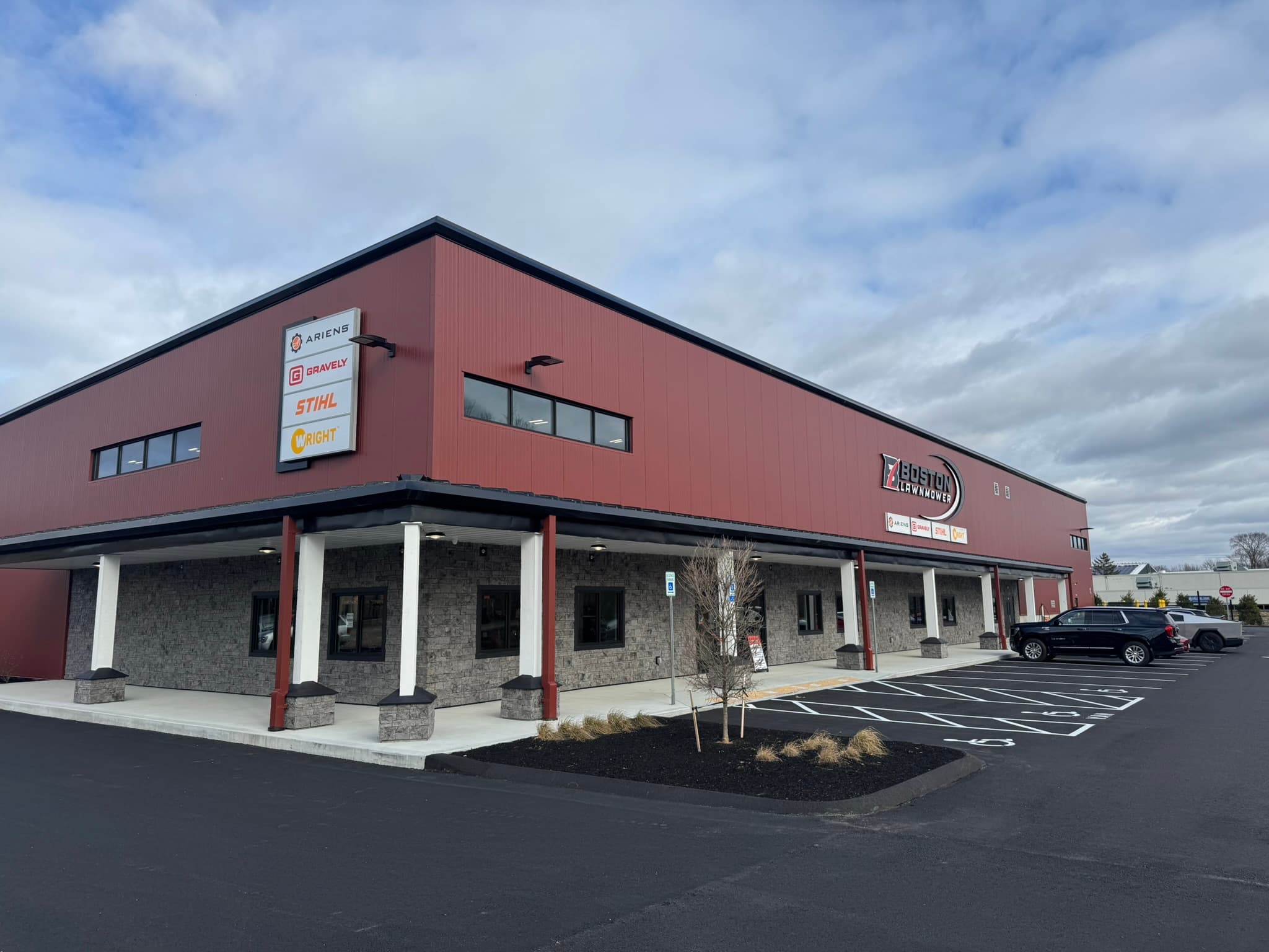 Retail power equipment dealership constructed in Westborough, Massachusetts